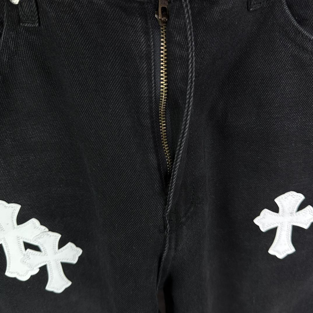 Chrome Hearts Straight Leg Jeans - DopestKickz