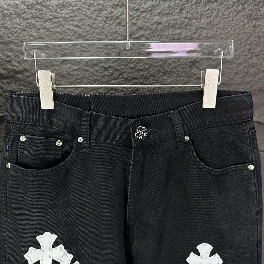 Chrome Hearts Straight Leg Jeans - DopestKickz