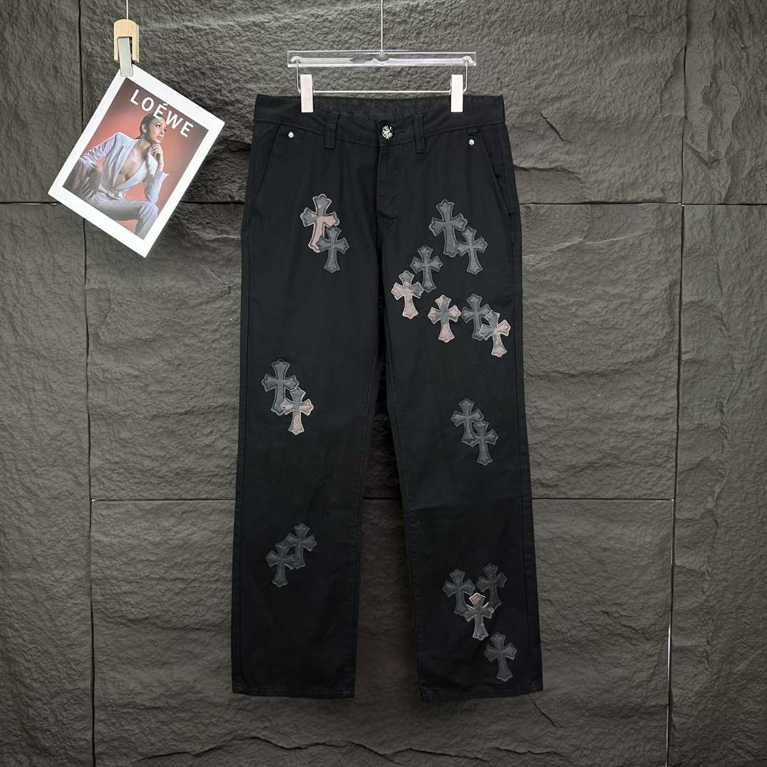 Chrome Hearts Straight Leg Jeans - DopestKickz