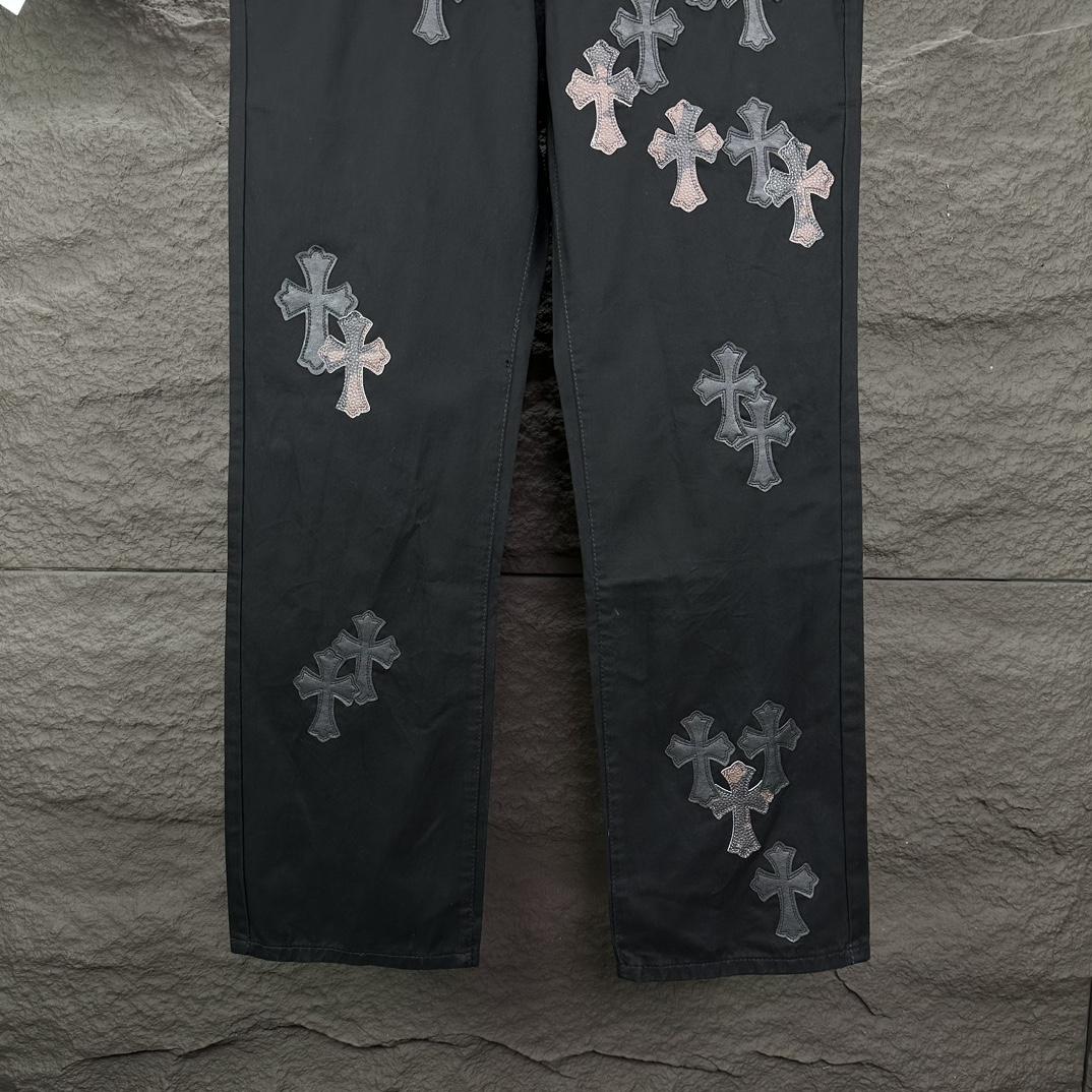 Chrome Hearts Straight Leg Jeans - DopestKickz