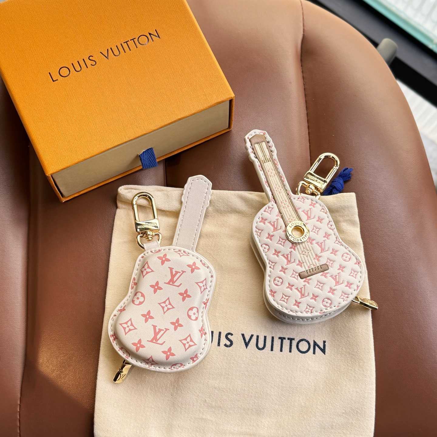 Louis Vuitton Guitar Pouch Bag Charm   M02032 - DopestKickz