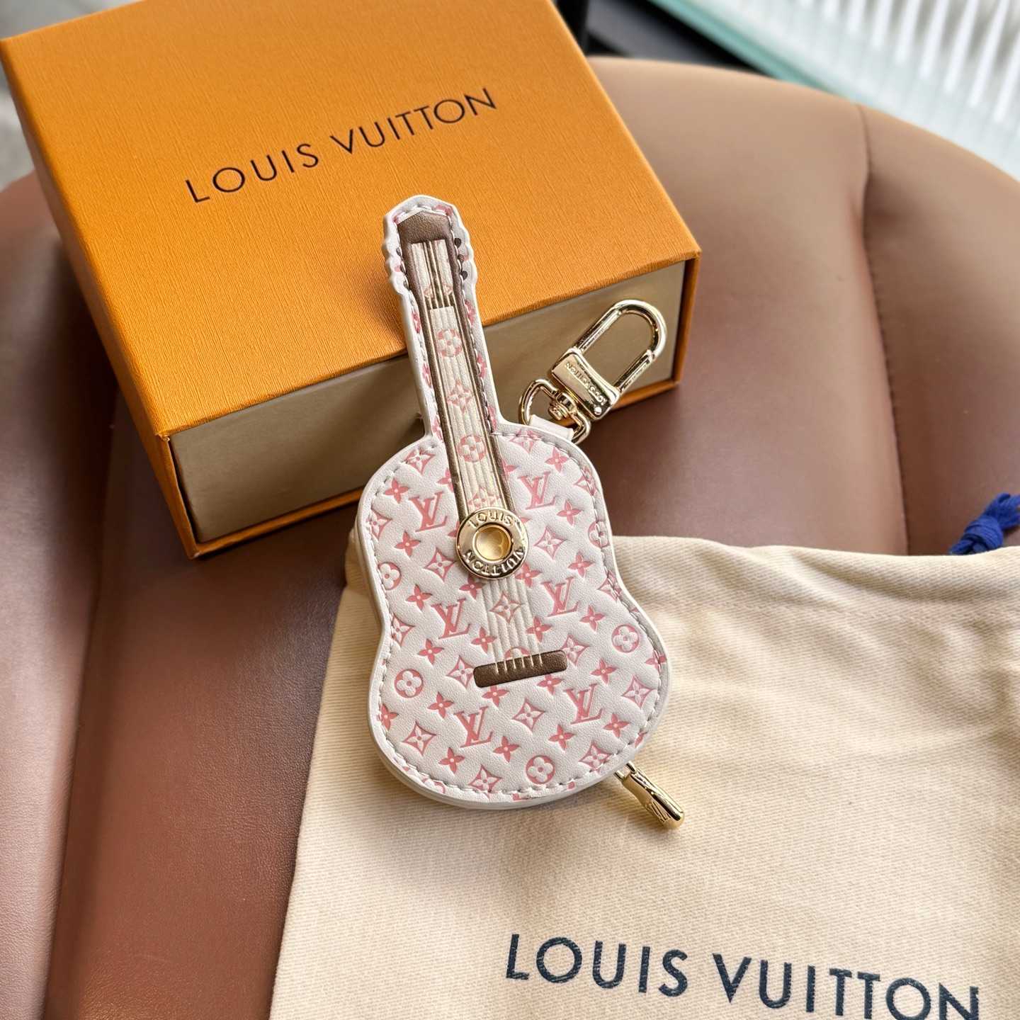 Louis Vuitton Guitar Pouch Bag Charm   M02032 - DopestKickz