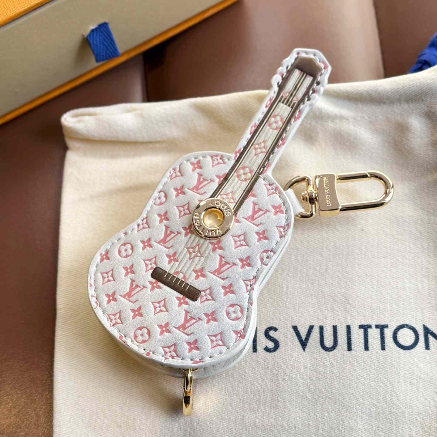 Louis Vuitton Guitar Pouch Bag Charm   M02032 - DopestKickz