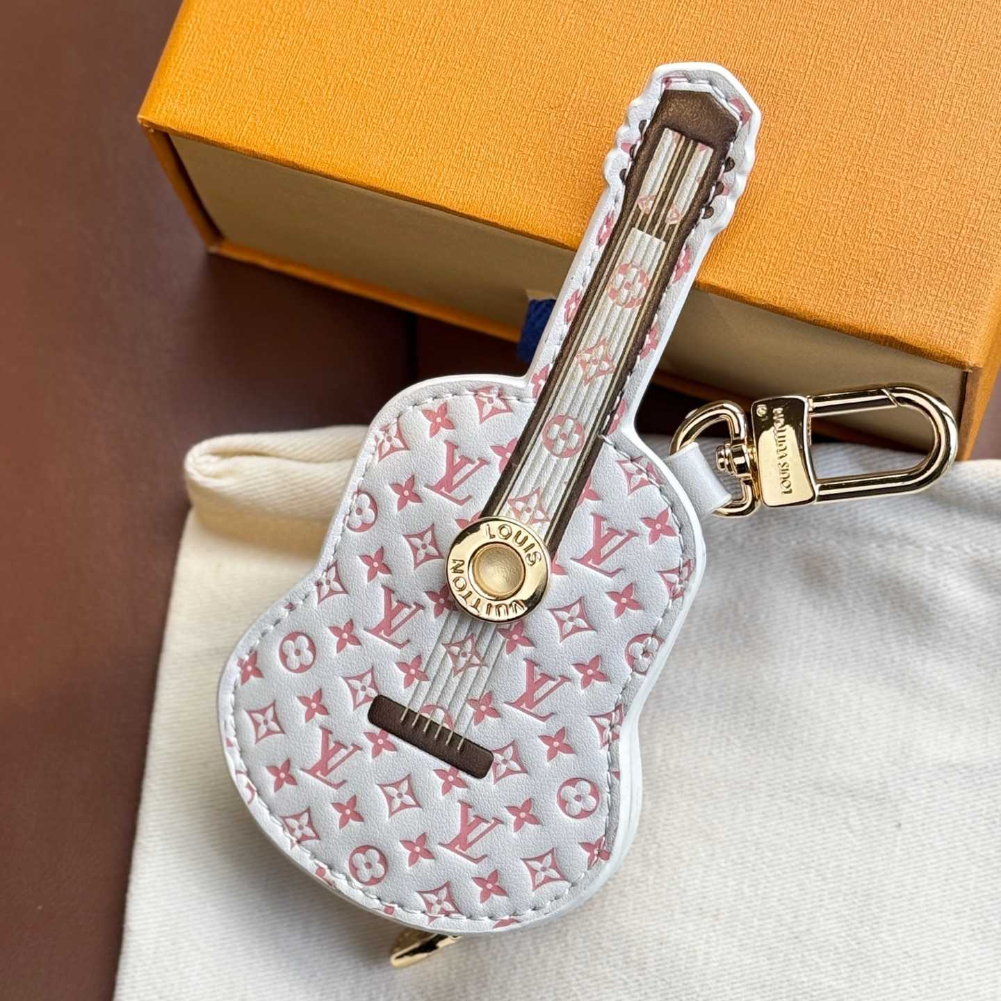 Louis Vuitton Guitar Pouch Bag Charm   M02032 - DopestKickz