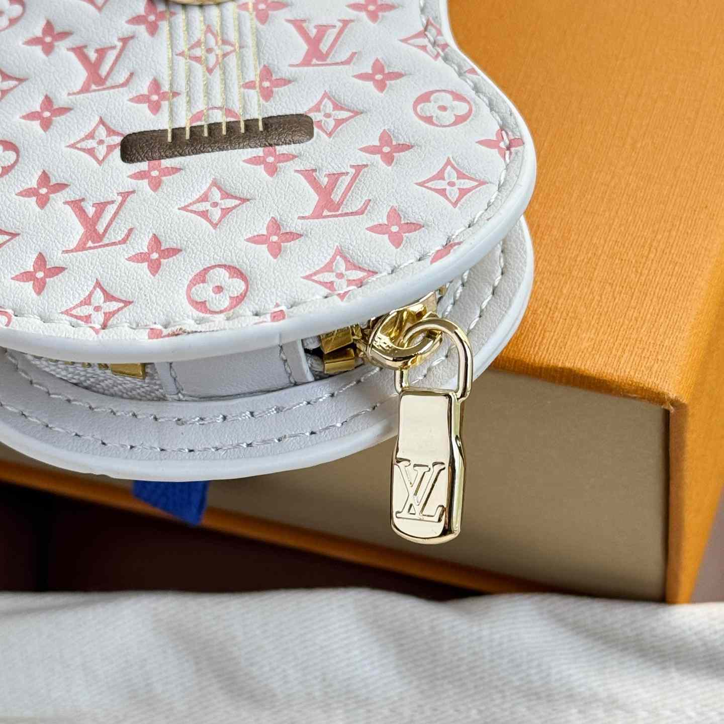 Louis Vuitton Guitar Pouch Bag Charm   M02032 - DopestKickz