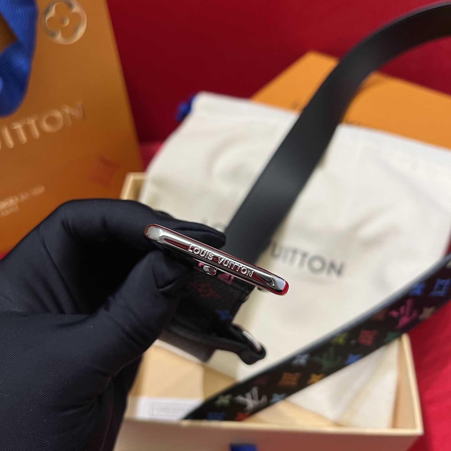 Louis Vuitton LV x TM LV D-Ring 30mm Belt   M8982W - DopestKickz