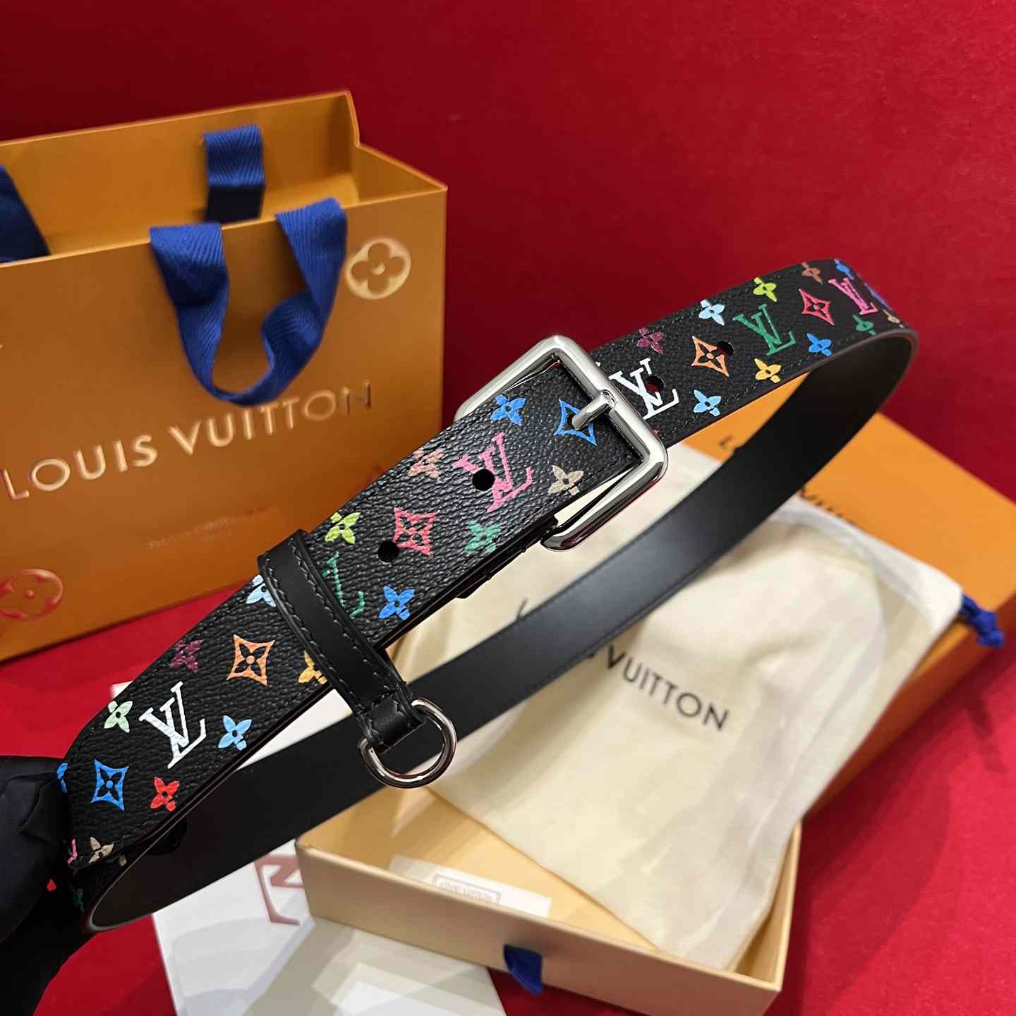 Louis Vuitton LV x TM LV D-Ring 30mm Belt   M8982W - DopestKickz