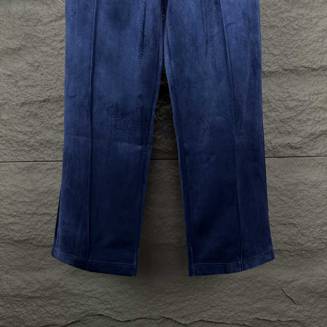 Celine Straight-Leg Logo-Embroidered Cotton-Blend Velour Track Pants - DopestKickz