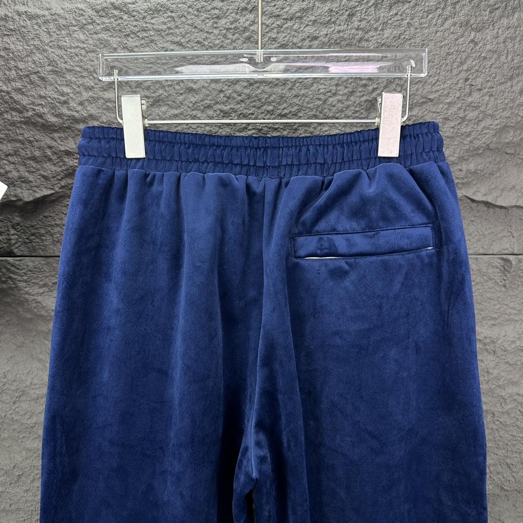 Celine Straight-Leg Logo-Embroidered Cotton-Blend Velour Track Pants - DopestKickz