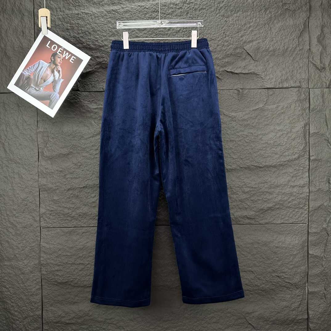 Celine Straight-Leg Logo-Embroidered Cotton-Blend Velour Track Pants - DopestKickz