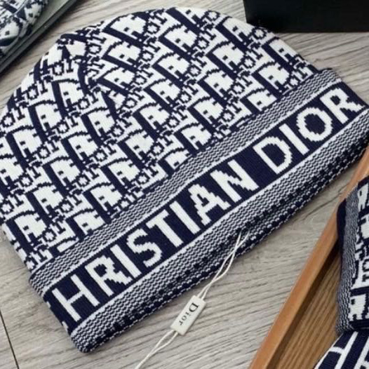 Dior Oblique Beanie  - DopestKickz