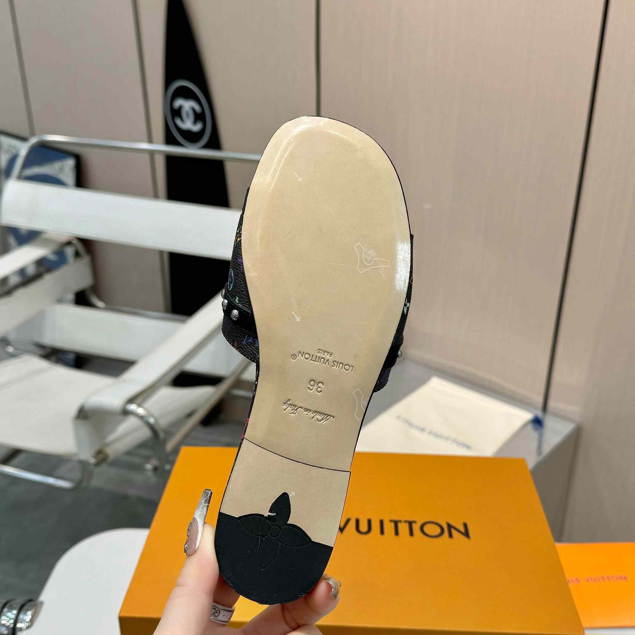 Louis Vuitton LV x TM 6AM Flat Mule   - DopestKickz