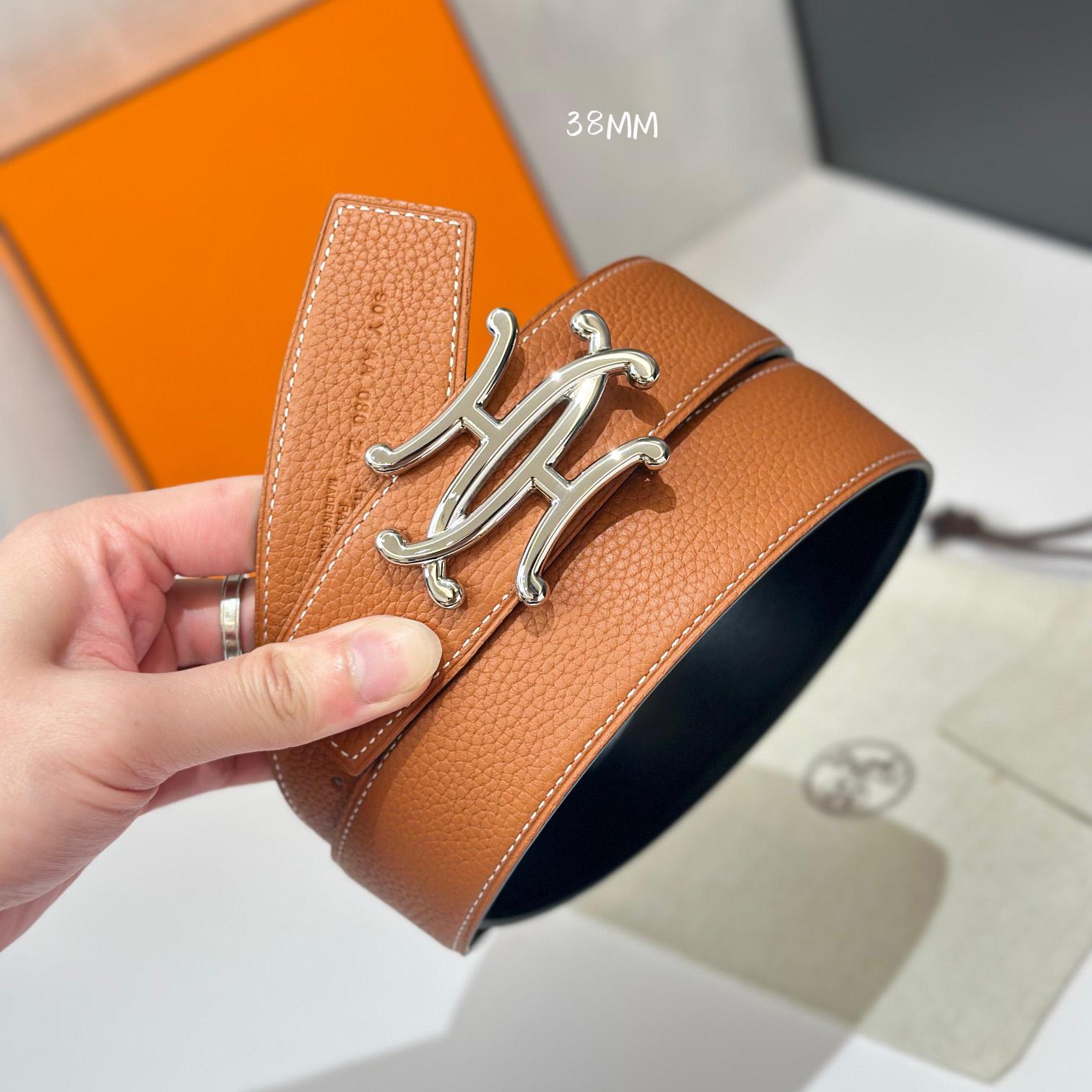 Hermes Neo Lift Belt Buckle & Reversible Leather Strap 38 mm - DopestKickz