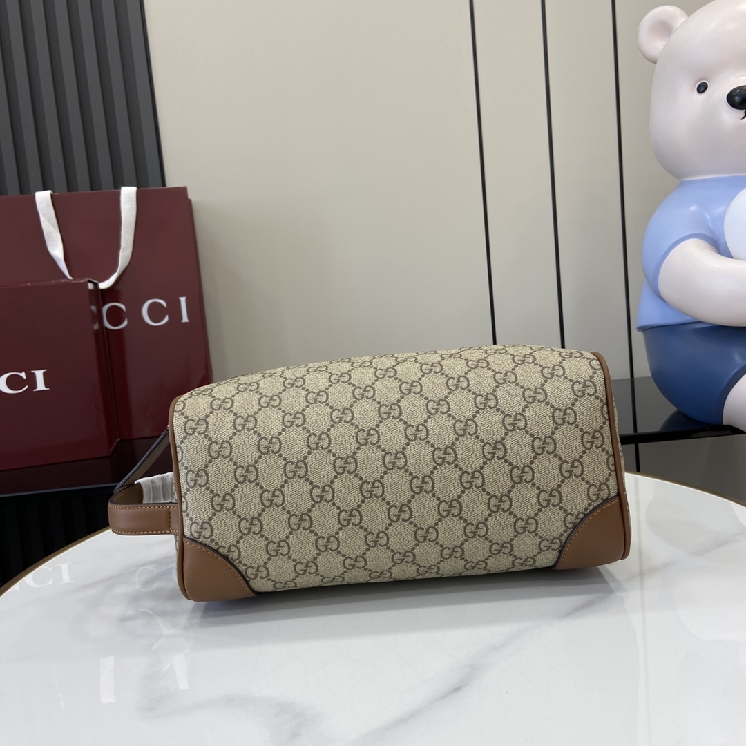 Gucci GG Emblem Medium Toiletry Case - DopestKickz