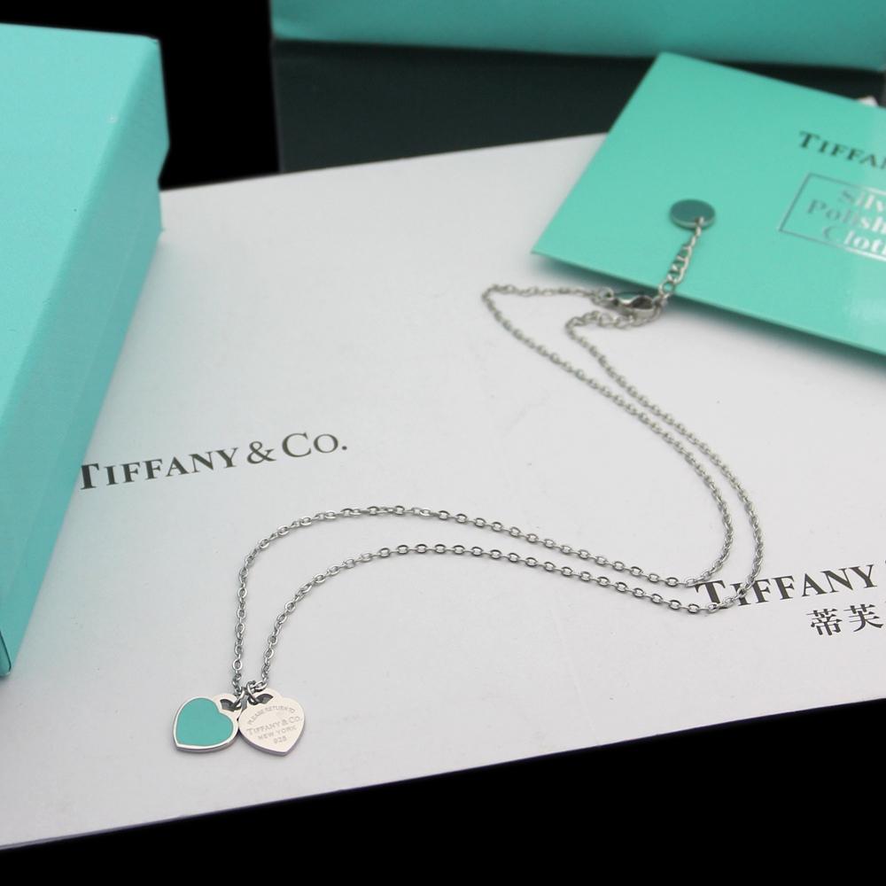 Tiffany & Co. Double Heart Tag Pendant - DopestKickz