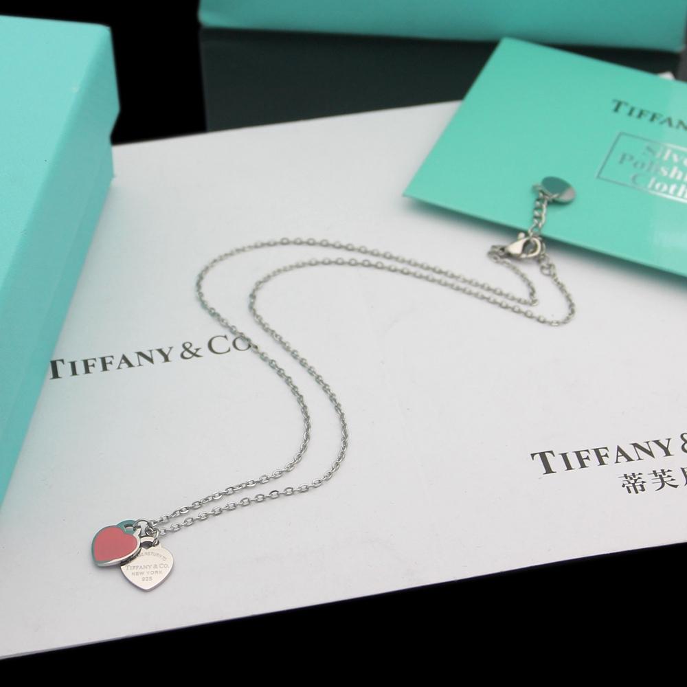 Tiffany & Co. Double Heart Tag Pendant - DopestKickz