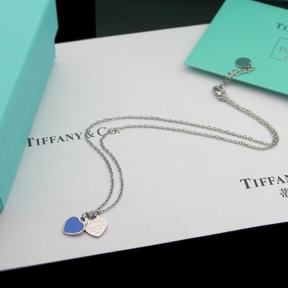 Tiffany & Co. Double Heart Tag Pendant - DopestKickz