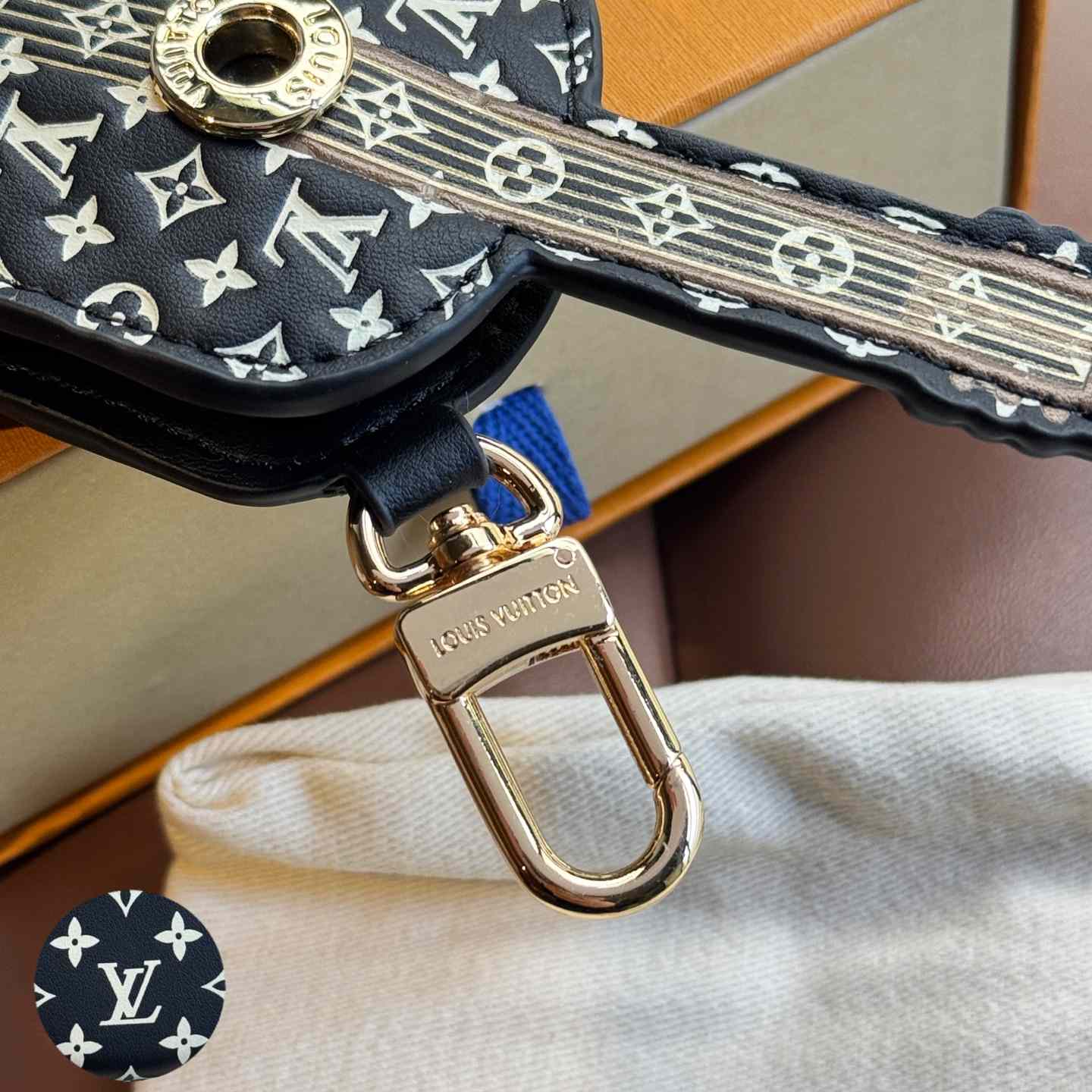 Louis Vuitton Guitar Pouch Bag Charm   M02032 - DopestKickz