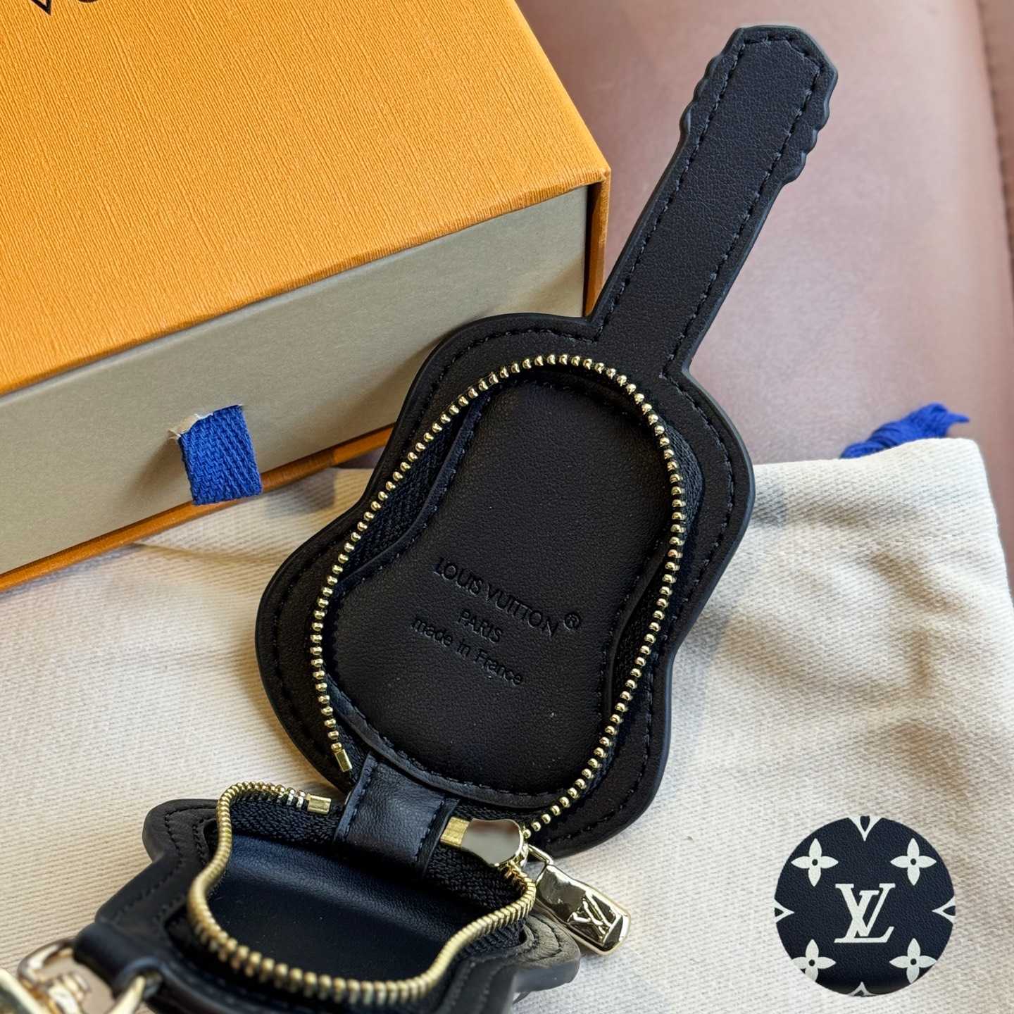 Louis Vuitton Guitar Pouch Bag Charm   M02032 - DopestKickz