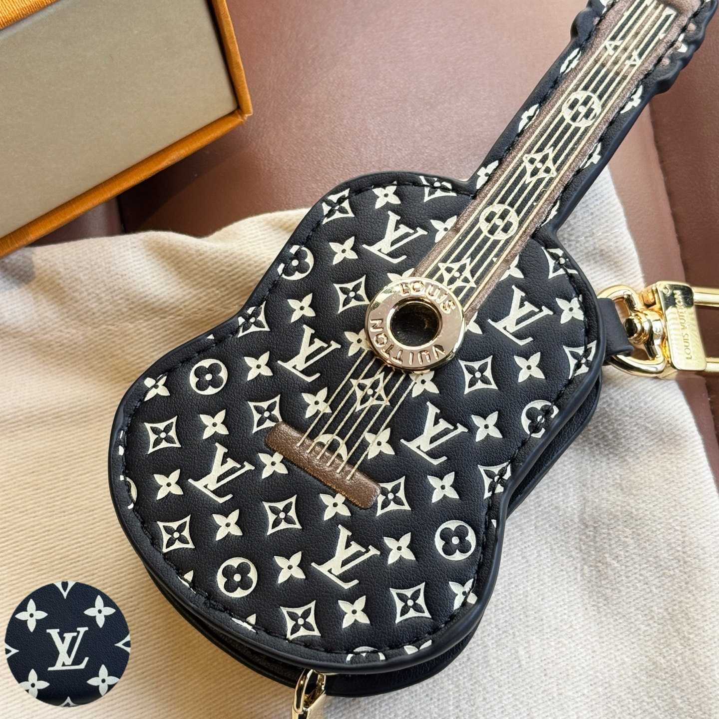 Louis Vuitton Guitar Pouch Bag Charm   M02032 - DopestKickz