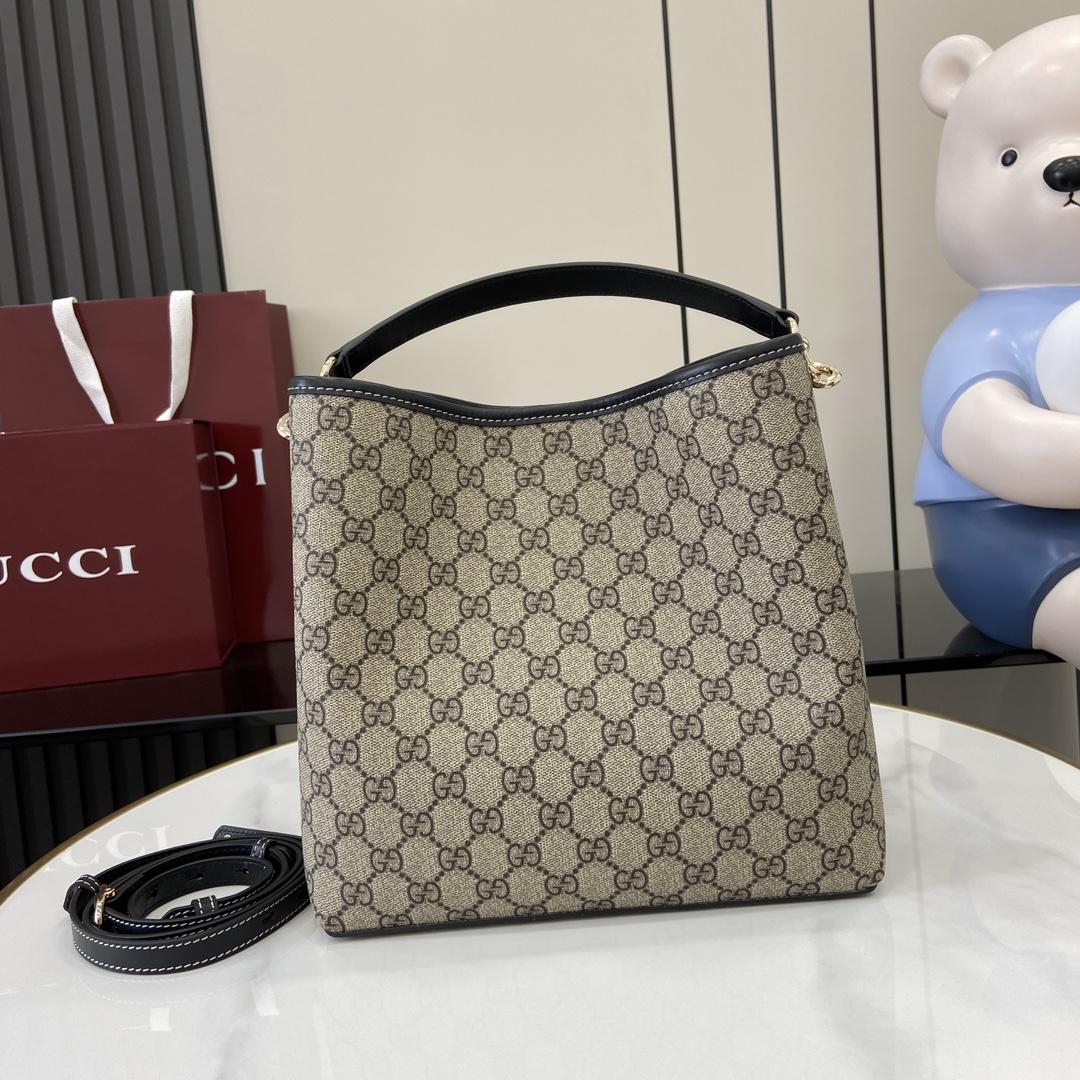 Gucci GG Emblem Small Shoulder Bag - DopestKickz