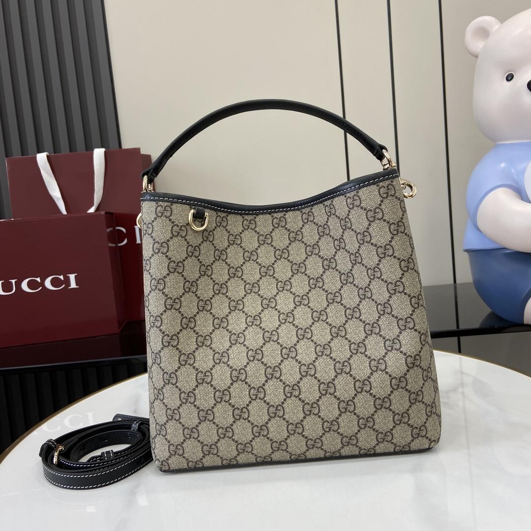 Gucci GG Emblem Small Shoulder Bag - DopestKickz