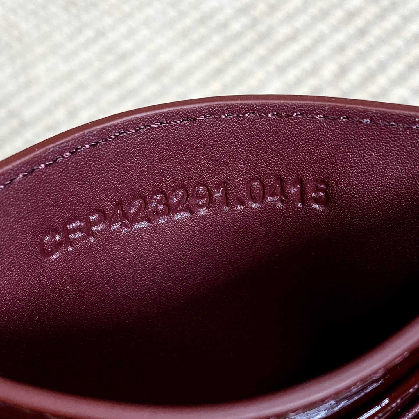 Saint Laurent Cassandre Matelasse Card Case In Patent Leather - DopestKickz