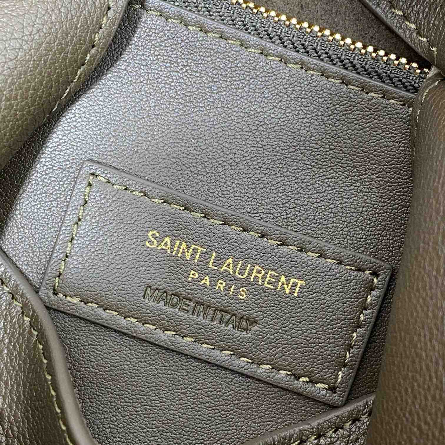 Saint Laurent LE 5 À 7 Supple Small In Grained Leather - DopestKickz