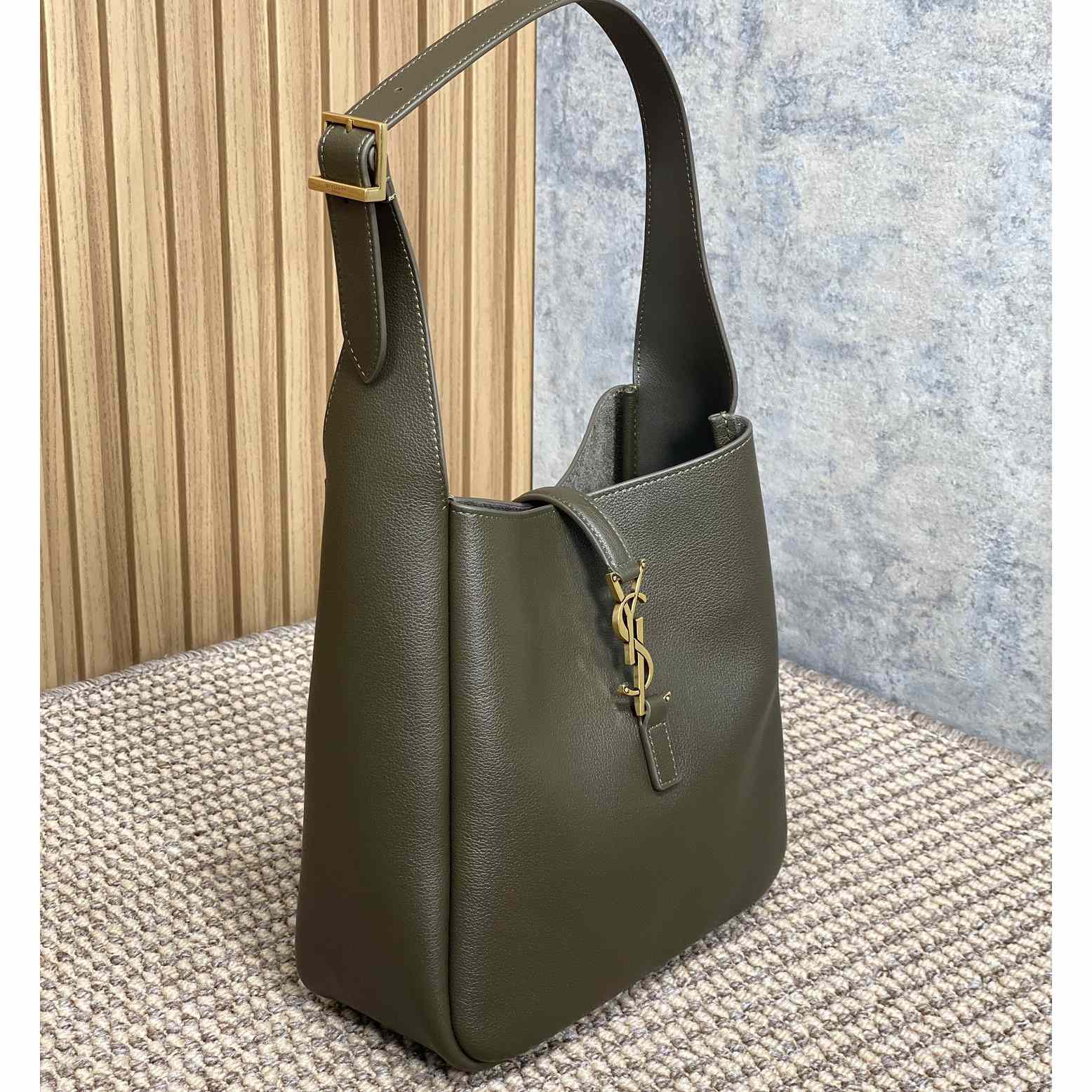 Saint Laurent LE 5 À 7 Supple Small In Grained Leather - DopestKickz