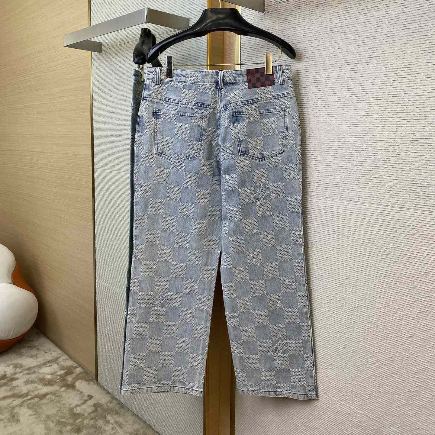 Louis Vuitton Damier Jean With Crystal - DopestKickz