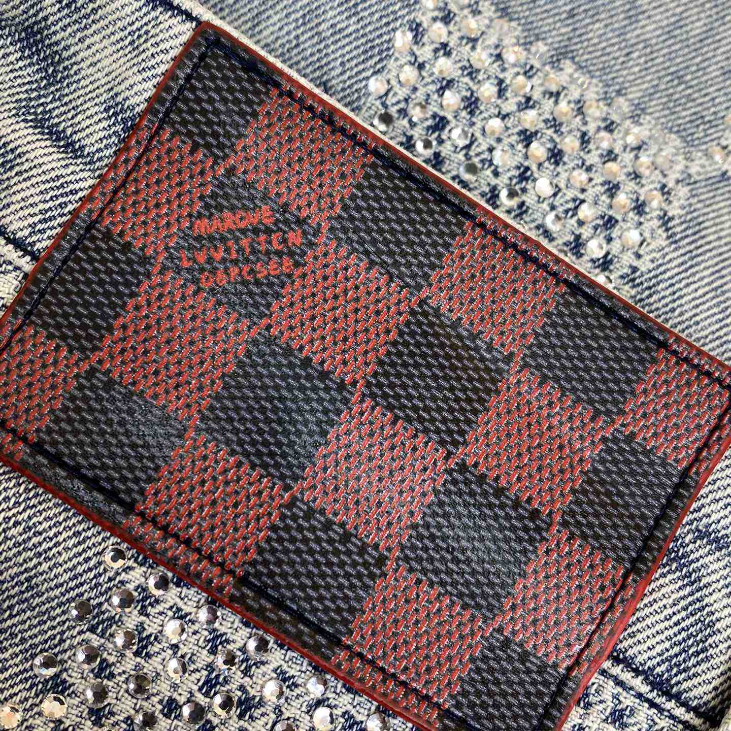 Louis Vuitton Damier Jean With Crystal - DopestKickz