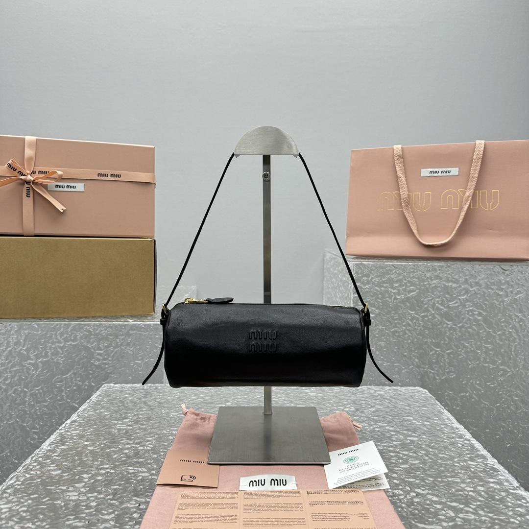 Miu Miu Nappa Leather Pouch - DopestKickz