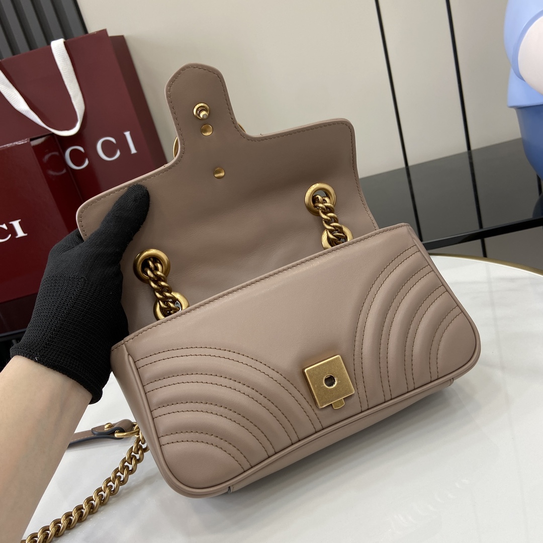 Gucci GG Marmont Mini Shoulder Bag - DopestKickz