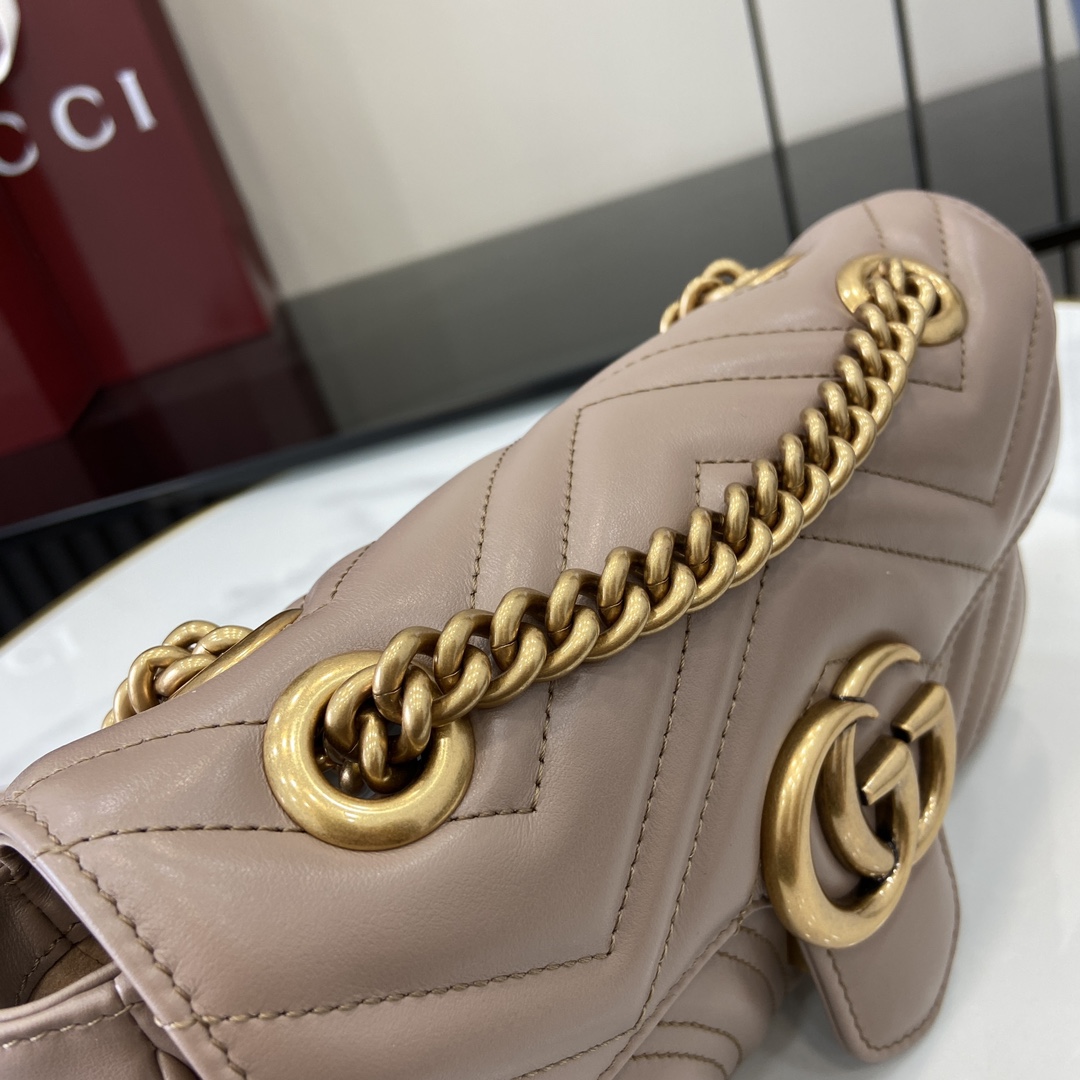 Gucci GG Marmont Mini Shoulder Bag - DopestKickz