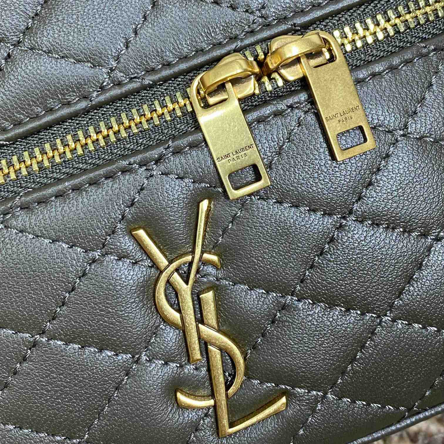 Saint Laurent Gaby Vanity Bag In Lambskin - DopestKickz
