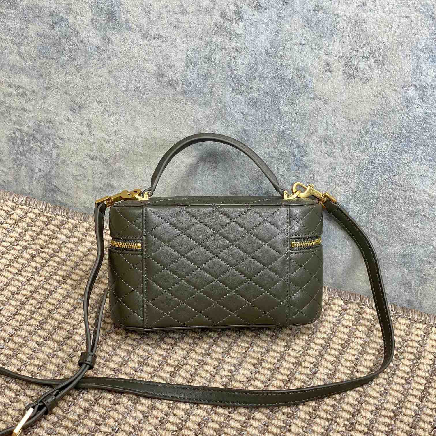 Saint Laurent Gaby Vanity Bag In Lambskin - DopestKickz