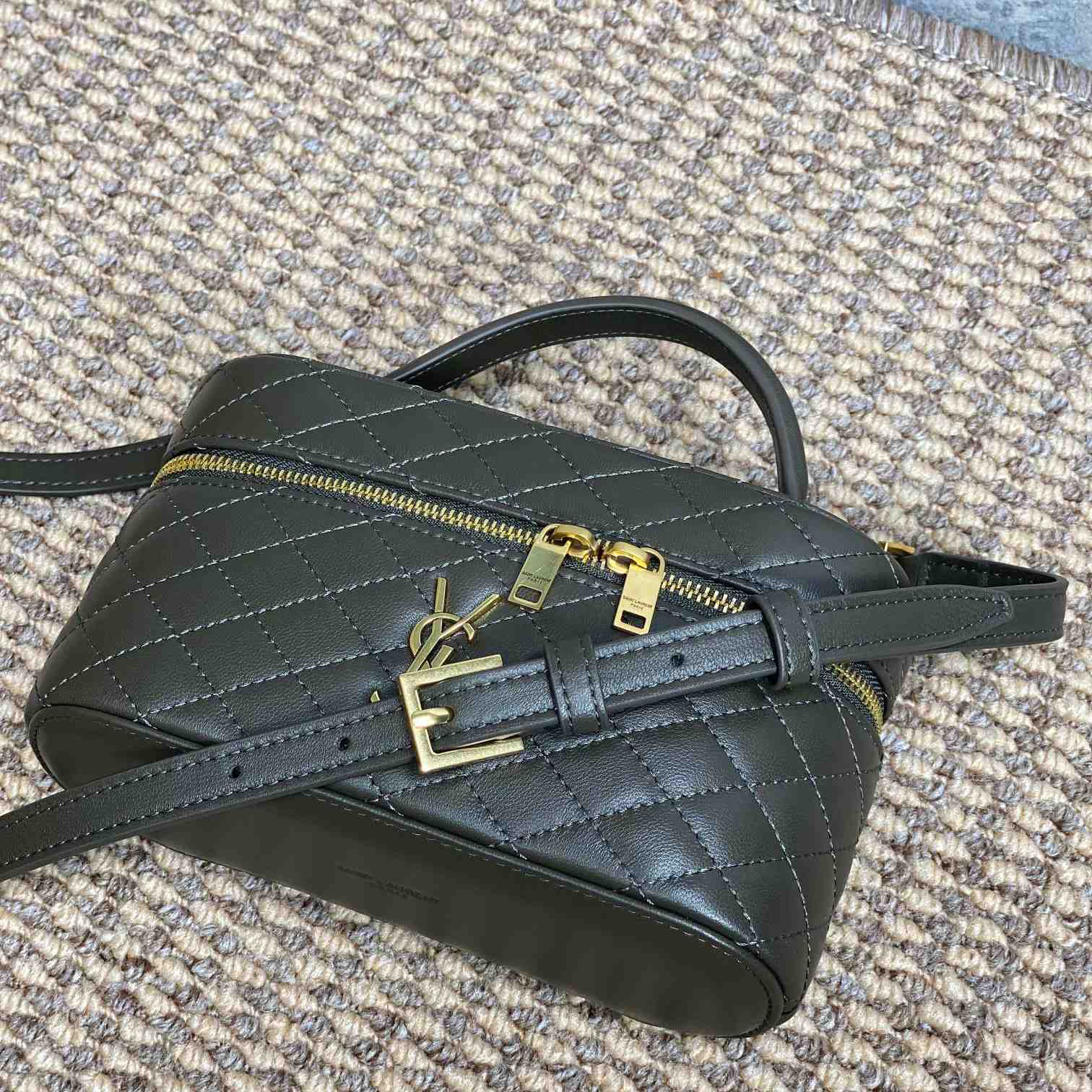 Saint Laurent Gaby Vanity Bag In Lambskin - DopestKickz