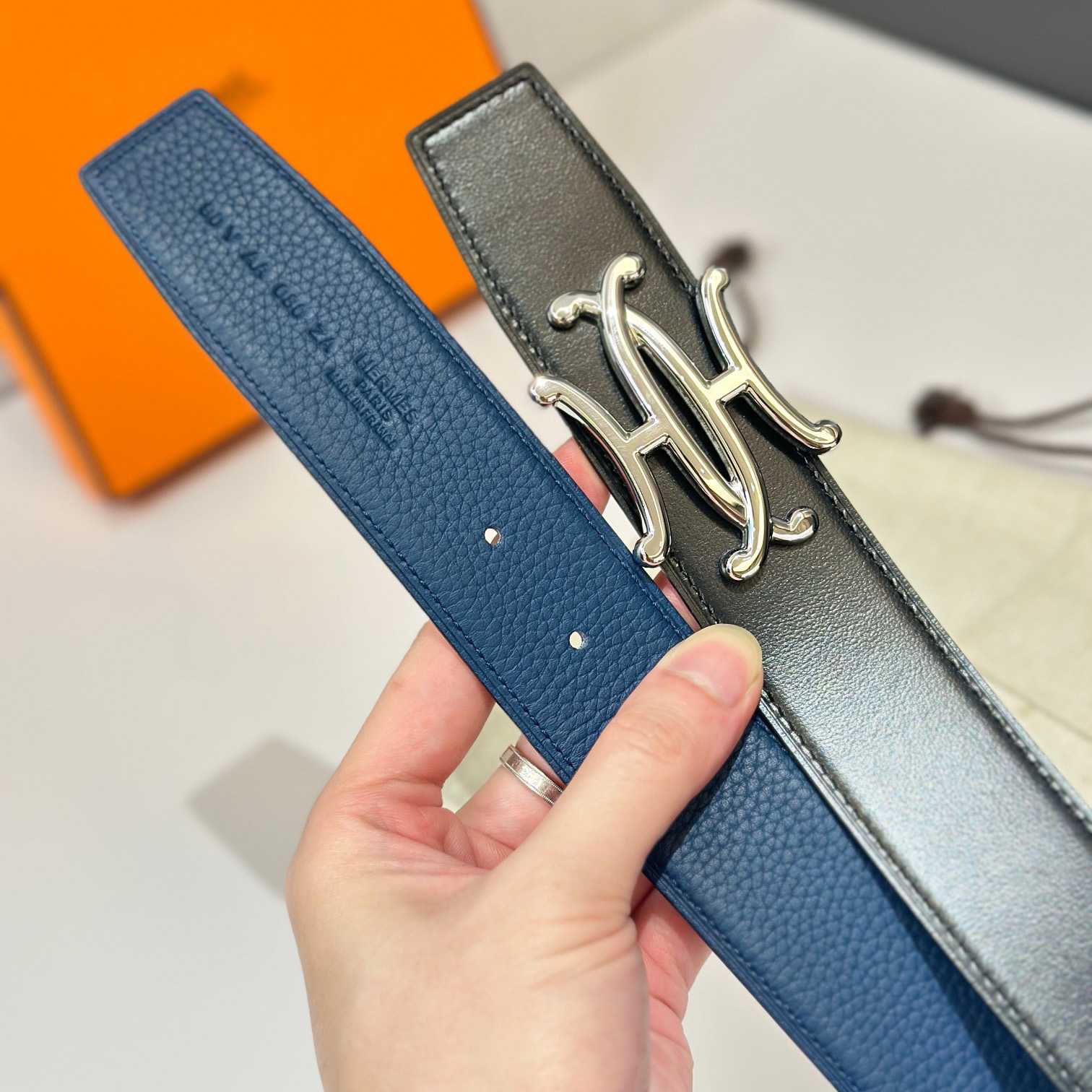 Hermes Neo Lift Belt Buckle & Reversible Leather Strap 38 mm - DopestKickz