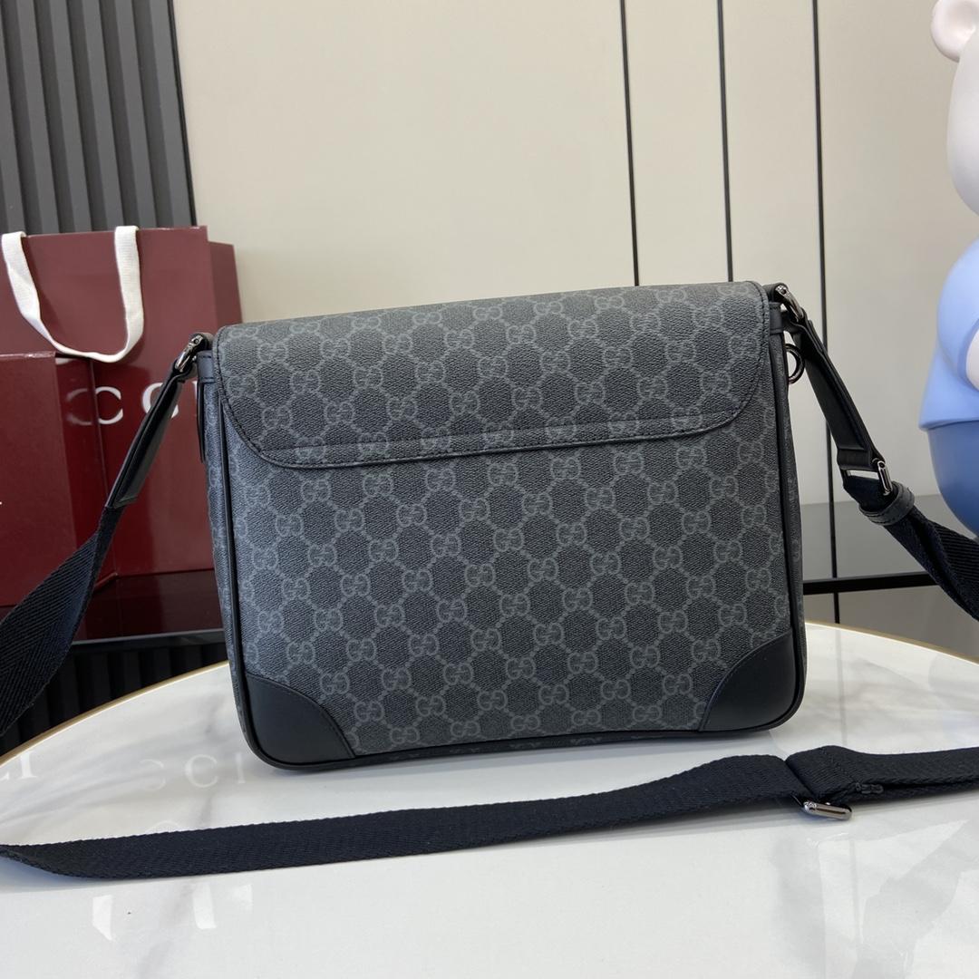 Gucci GG Emblem Medium Crossbody Bag - DopestKickz