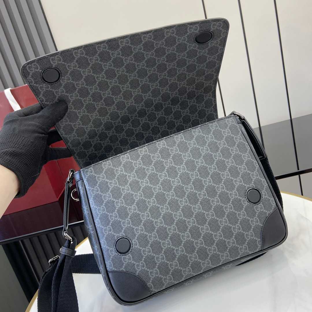 Gucci GG Emblem Medium Crossbody Bag - DopestKickz