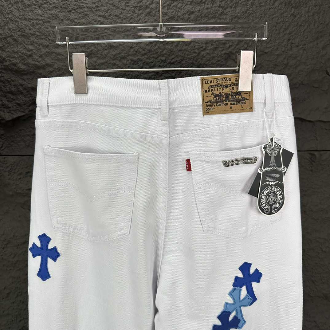 Chrome Hearts Straight Leg Jeans - DopestKickz