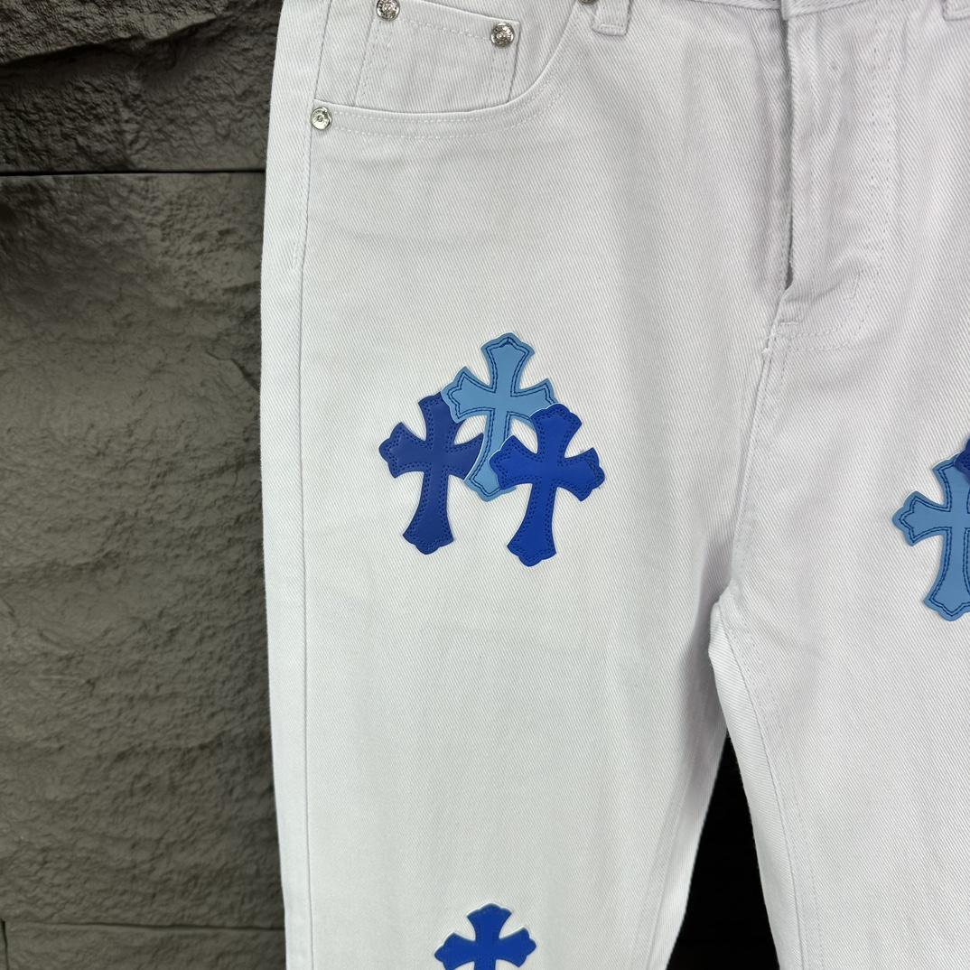 Chrome Hearts Straight Leg Jeans - DopestKickz