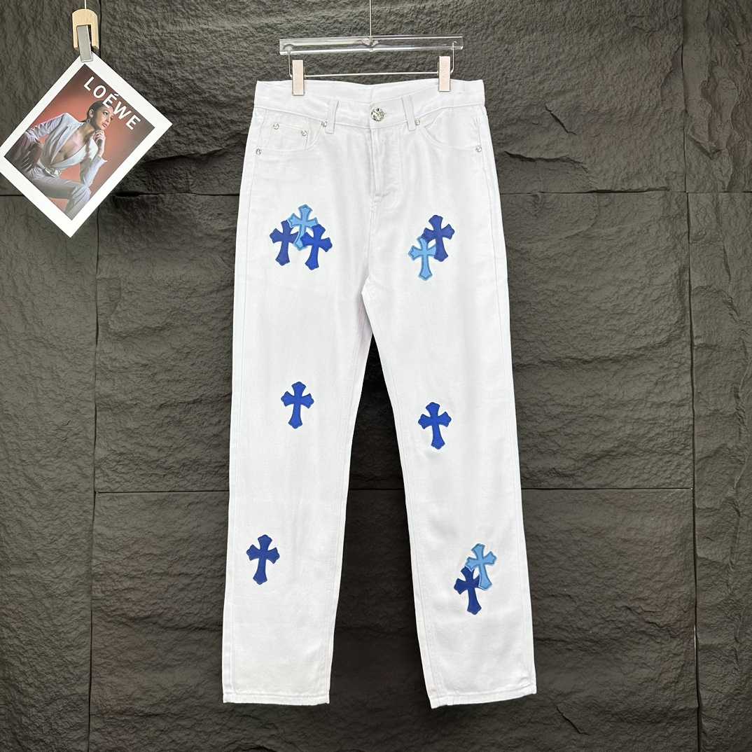 Chrome Hearts Straight Leg Jeans - DopestKickz