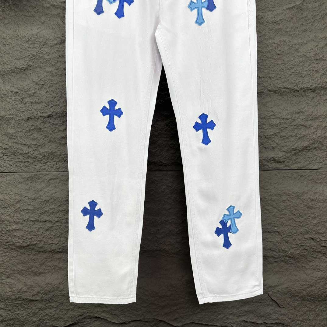 Chrome Hearts Straight Leg Jeans - DopestKickz