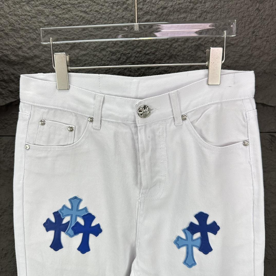 Chrome Hearts Straight Leg Jeans - DopestKickz