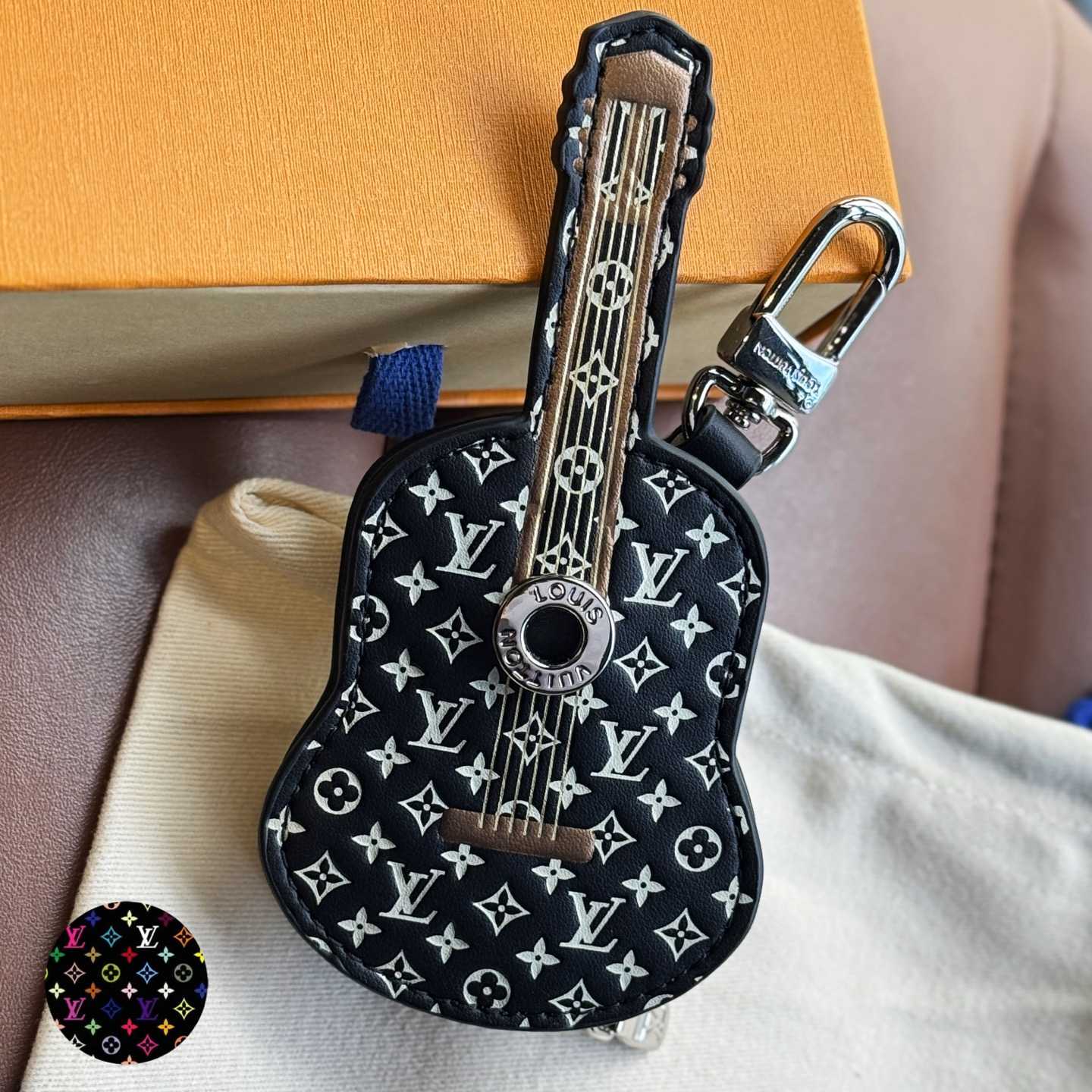 Louis Vuitton Guitar Pouch Bag Charm   M02032 - DopestKickz