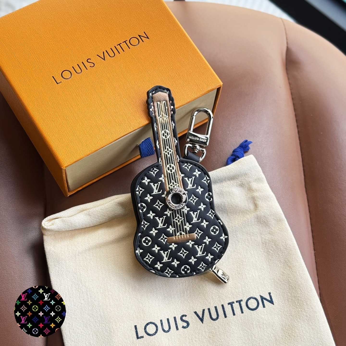 Louis Vuitton Guitar Pouch Bag Charm   M02032 - DopestKickz