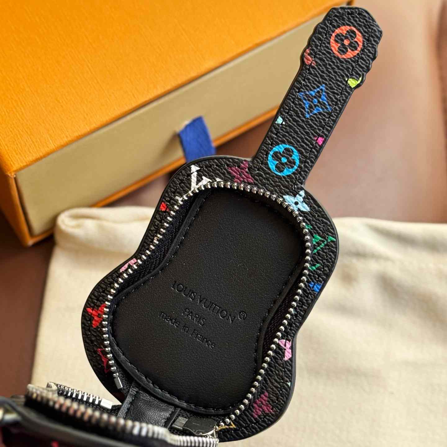 Louis Vuitton Guitar Pouch Bag Charm   M02032 - DopestKickz