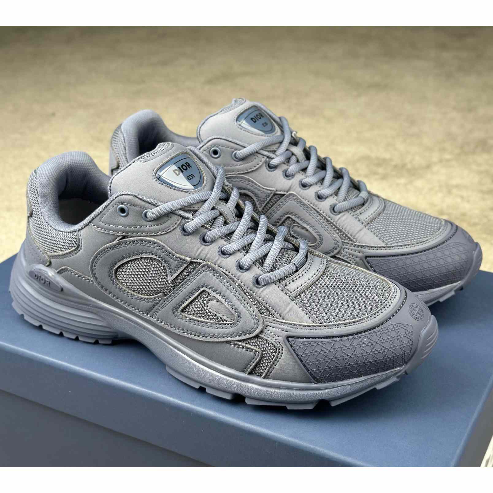 Stone Island x Dior B30 Sneaker  - DopestKickz
