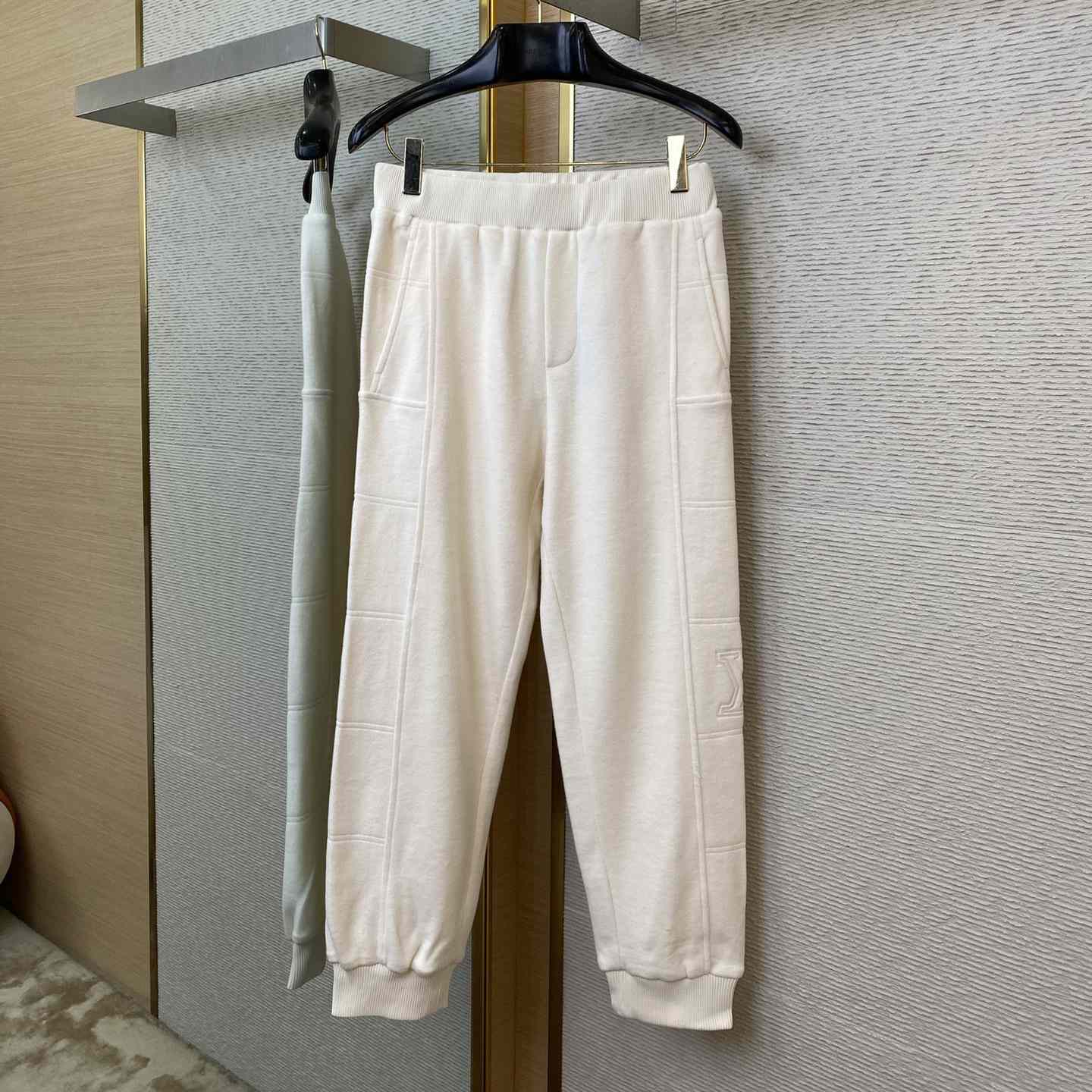 Louis Vuitton Quilted Textured Wool Pants   1AGJPK - DopestKickz